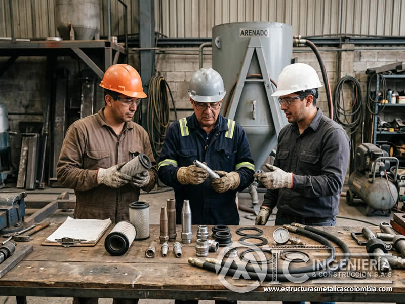 Mantenimiento y repuestos de proveedores de sandblasting en Bogotá, Colombia. Montajes, Ingeniería y Construcción. MIC SAS.