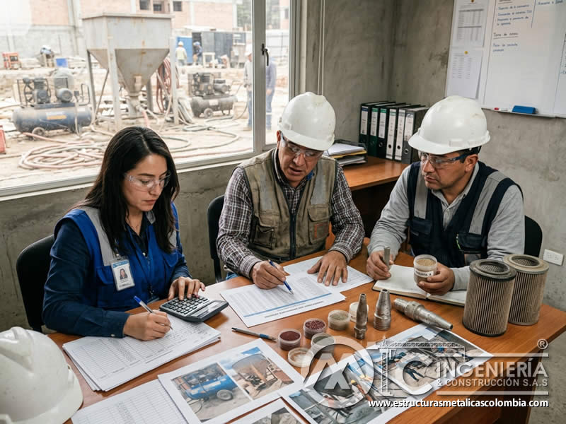 TCO de proveedores de sandblasting y costo total en Bogotá, Colombia. Montajes, Ingeniería y Construcción. MIC SAS.