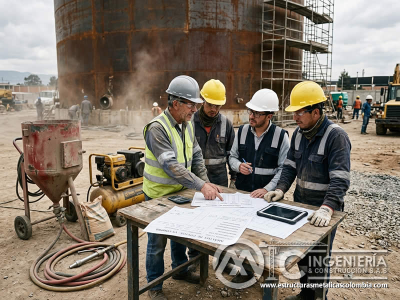 Decisión final de equipo de sandblasting entre alquiler y compra en Bogotá, Colombia. Montajes, Ingeniería y Construcción. MIC SAS.