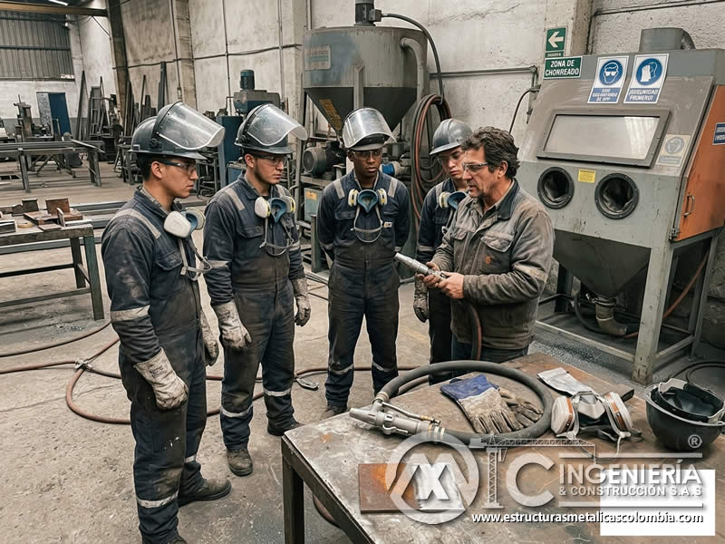 Capacitación de operarios de sandblasting y costo en Bogotá, Colombia. Montajes, Ingeniería y Construcción. MIC SAS. Capacitación de operarios de sandblasting y costo en Bogotá, Colombia. Montajes, Ingeniería y Construcción. MIC SAS.