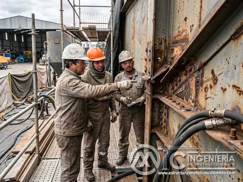 Complejidad de superficie en sandblasting y mano de obra en Bogotá, Colombia. Montajes, Ingeniería y Construcción. MIC SAS. Complejidad de superficie en sandblasting y mano de obra en Bogotá, Colombia. Montajes, Ingeniería y Construcción. MIC SAS.