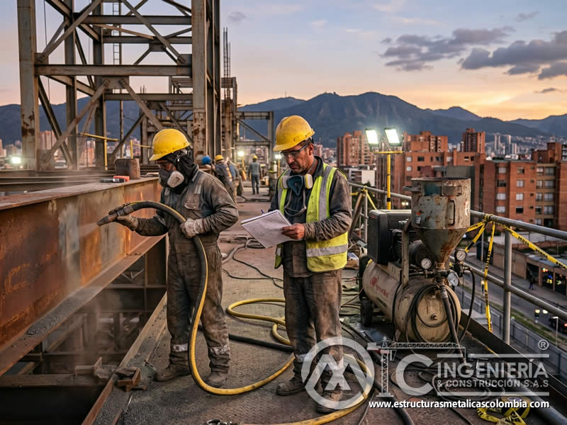 Horas extra en sandblasting y presupuesto laboral en Bogotá, Colombia. Montajes, Ingeniería y Construcción. MIC SAS. Horas extra en sandblasting y presupuesto laboral en Bogotá, Colombia. Montajes, Ingeniería y Construcción. MIC SAS.