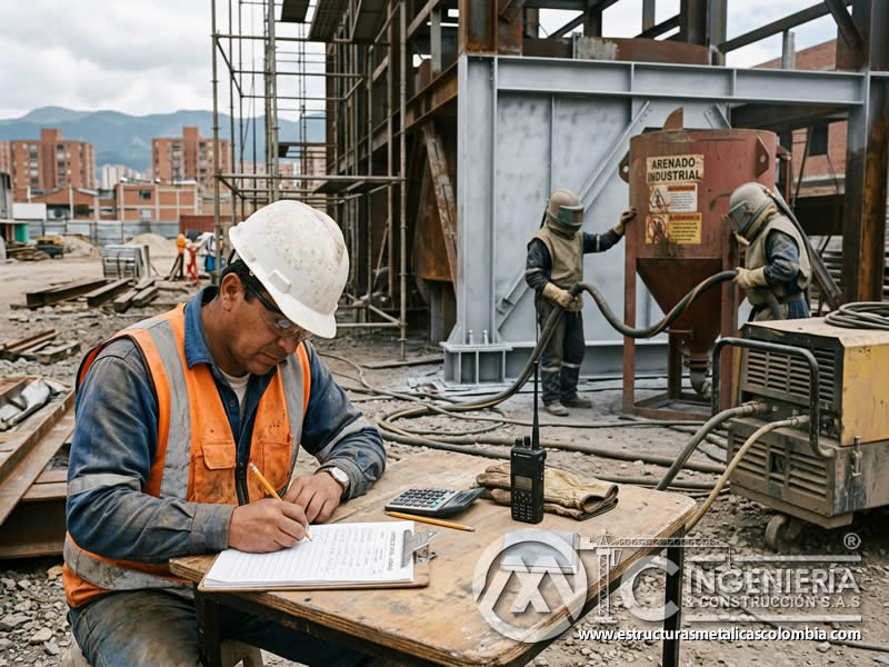Registro de horas de sandblasting y control de costos en Bogotá, Colombia. Montajes, Ingeniería y Construcción. MIC SAS. Registro de horas de sandblasting y control de costos en Bogotá, Colombia. Montajes, Ingeniería y Construcción. MIC SAS.