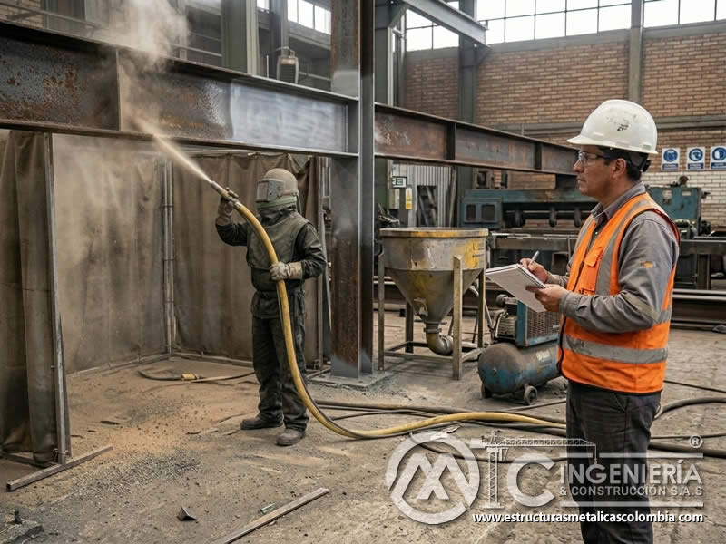Supervisión de sandblasting y costo de mano de obra en Bogotá, Colombia. Montajes, Ingeniería y Construcción. MIC SAS. Supervisión de sandblasting y costo de mano de obra en Bogotá, Colombia. Montajes, Ingeniería y Construcción. MIC SAS.