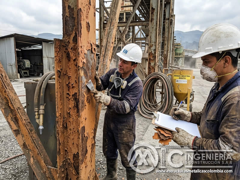 Volumen a remover con sandblasting y tiempo de operario en Bogotá, Colombia. Montajes, Ingeniería y Construcción. MIC SAS. Volumen a remover con sandblasting y tiempo de operario en Bogotá, Colombia. Montajes, Ingeniería y Construcción. MIC SAS.