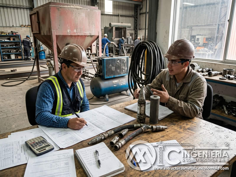 Intervalos óptimos de mantenimiento en sandblasting en Bogotá, Colombia. Montajes, Ingeniería y Construcción. MIC SAS.