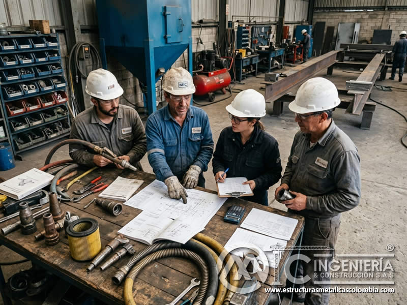 Optimización de costos de mantenimiento en sandblasting en Bogotá, Colombia. Montajes, Ingeniería y Construcción. MIC SAS.