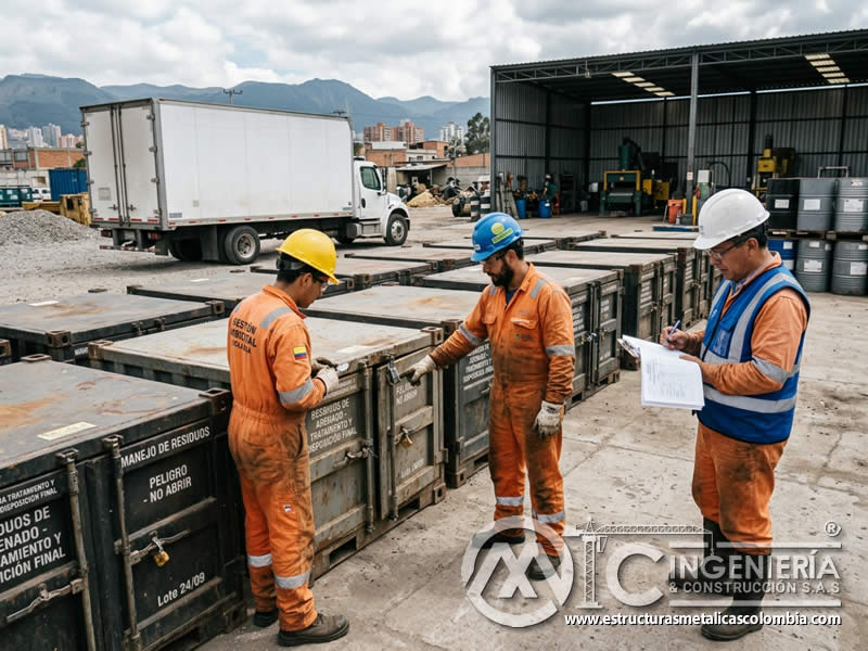 Disposición de residuos de sandblasting y costo ambiental en Bogotá, Colombia. Montajes, Ingeniería y Construcción. MIC SAS.