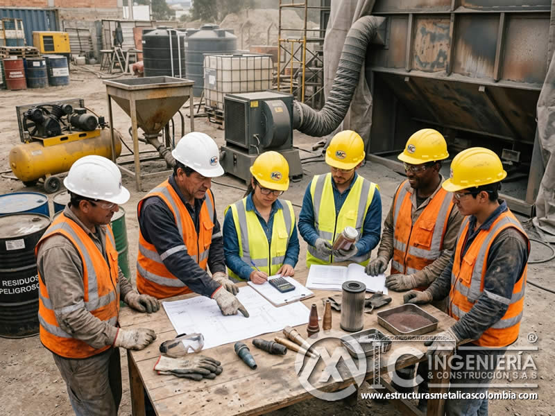 Optimización de costos operativos de sandblasting en Bogotá, Colombia. Montajes, Ingeniería y Construcción. MIC SAS.