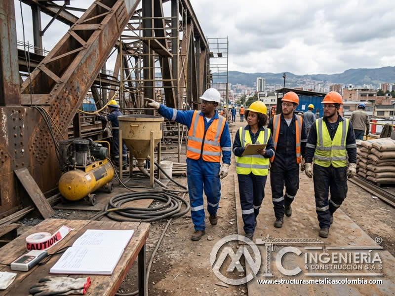 Evaluación proactiva de riesgos de sandblasting en Bogotá, Colombia. Montajes, Ingeniería y Construcción. MIC SAS. Evaluación proactiva de riesgos de sandblasting en Bogotá, Colombia. Montajes, Ingeniería y Construcción. MIC SAS.