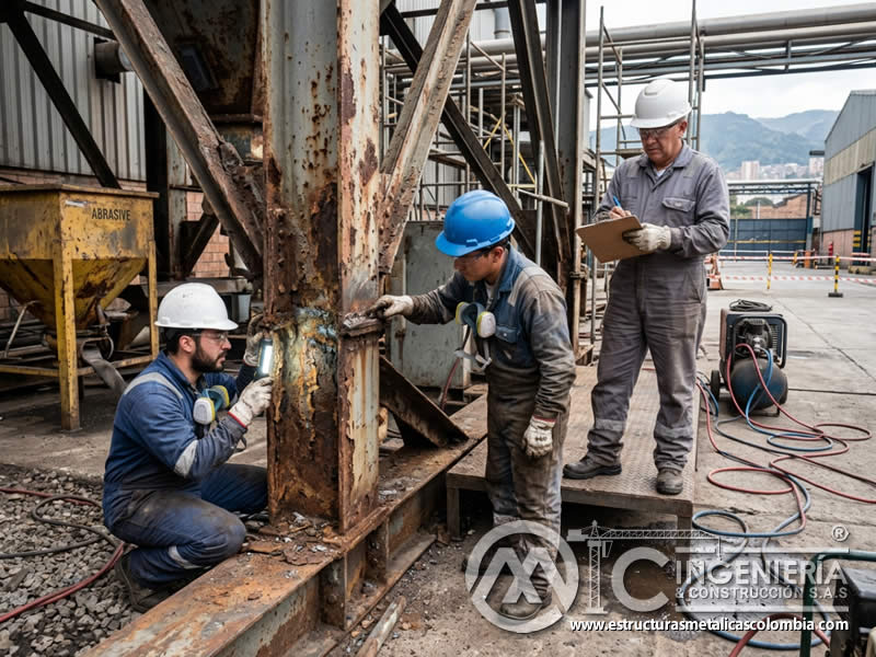 Inspección previa de sandblasting e imprevistos en Bogotá, Colombia. Montajes, Ingeniería y Construcción. MIC SAS. Inspección previa de sandblasting e imprevistos en Bogotá, Colombia. Montajes, Ingeniería y Construcción. MIC SAS.