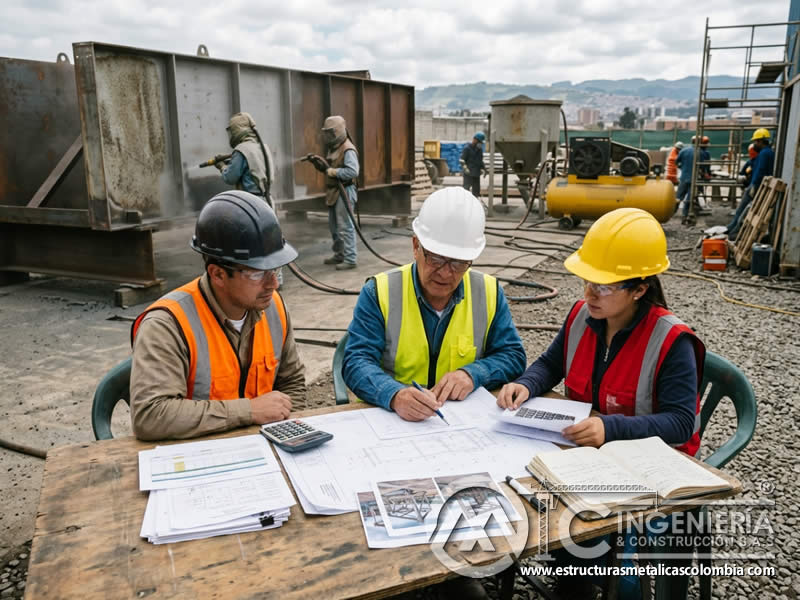 Reserva de contingencia de sandblasting y gestión en Bogotá, Colombia. Montajes, Ingeniería y Construcción. MIC SAS. Reserva de contingencia de sandblasting y gestión en Bogotá, Colombia. Montajes, Ingeniería y Construcción. MIC SAS.