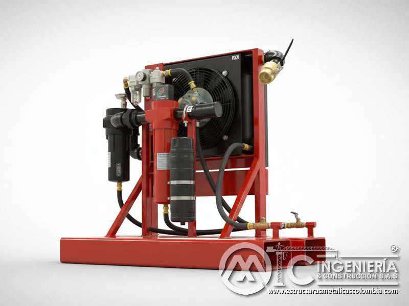 Sistema refrigerativo de secado de aire para el chorreado abrasivo en Bogotá, Colombia. MIC SAS.
