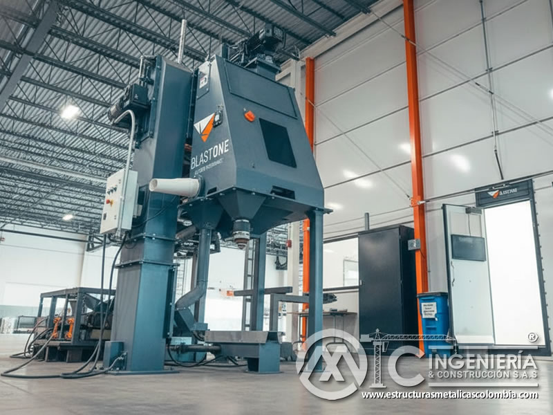 Equipo de granallado con recuperación automática de abrasivo en Bogotá, Colombia. Montajes, Ingeniería y Construcción. MIC SAS. Equipo de granallado con recuperación automática de abrasivo en Bogotá, Colombia. Montajes, Ingeniería y Construcción. MIC SAS.