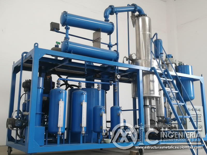 Planta de reciclaje de abrasivo con depósitos de presión y filtros en Bogotá, Colombia. Montajes, Ingeniería y Construcción. MIC SAS. Planta de reciclaje de abrasivo con depósitos de presión y filtros en Bogotá, Colombia. Montajes, Ingeniería y Construcción. MIC SAS.