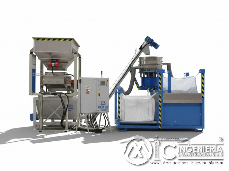 Zaranda vibratoria para tamizado y clasificación de abrasivo en Bogotá, Colombia. Montajes, Ingeniería y Construcción. MIC SAS. Zaranda vibratoria para tamizado y clasificación de abrasivo en Bogotá, Colombia. Montajes, Ingeniería y Construcción. MIC SAS.