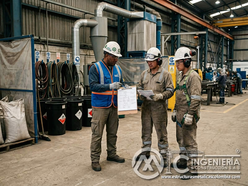 Plan de manejo ambiental para arenado industrial en Bogotá, Colombia. Montajes, Ingeniería y Construcción. MIC SAS.