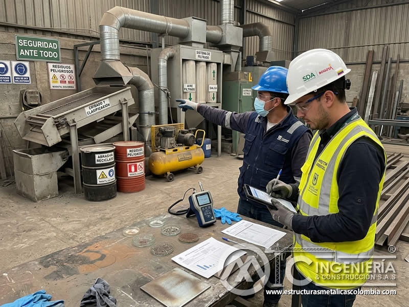 Normativa para reciclaje de abrasivos de sandblasting en Bogotá, Colombia. Montajes, Ingeniería y Construcción. MIC SAS. Normativa para reciclaje de abrasivos de sandblasting en Bogotá, Colombia. Montajes, Ingeniería y Construcción. MIC SAS.