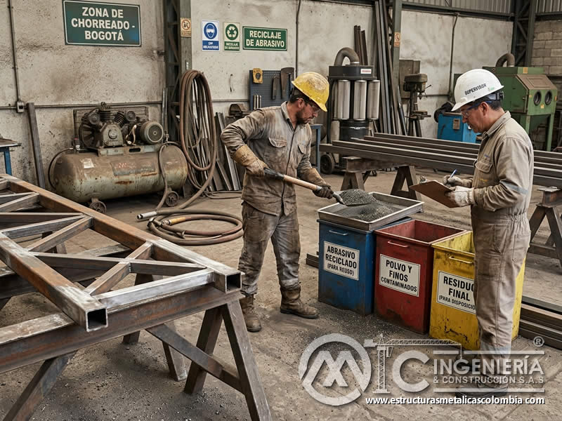 Reducción de residuos mediante reciclaje de chorro abrasivo en Bogotá, Colombia. Montajes, Ingeniería y Construcción. MIC SAS. Reducción de residuos mediante reciclaje de chorro abrasivo en Bogotá, Colombia. Montajes, Ingeniería y Construcción. MIC SAS.