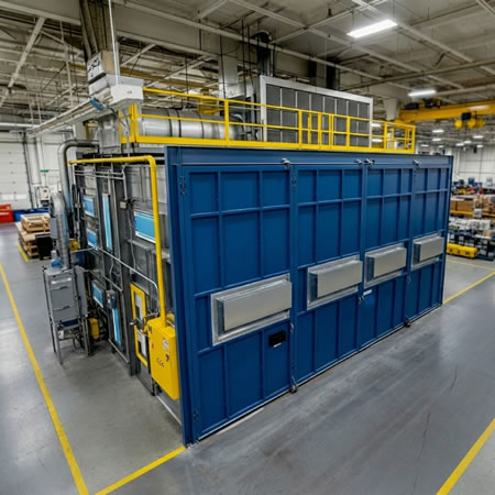 Sistemas de ventilación para arenado que ayudan a controlar polvo, aire respirable y seguridad operativa en Bogotá, Colombia. Montajes, Ingeniería y Construcción. MIC SAS.