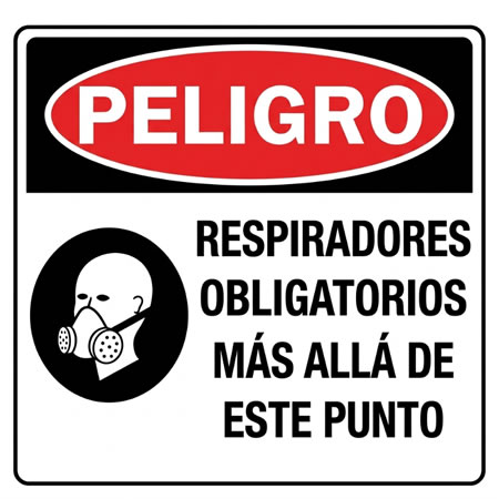 Zonas de chorreado de arena con advertencias visibles para mejorar prevención y control de acceso en Bogotá, Colombia. Montajes, Ingeniería y Construcción. MIC SAS.