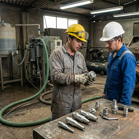 Presupuesto integral de limpieza abrasiva considerando transporte, señalización, protección de áreas y recursos de apoyo en Bogotá, Colombia. Montajes, Ingeniería y Construcción. MIC SAS.