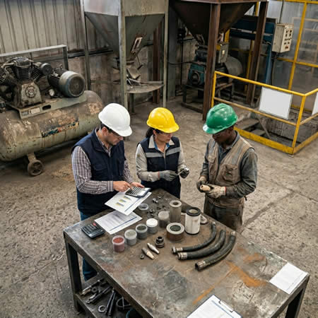 Evaluación de ofertas de limpieza abrasiva con criterios de experiencia, seguridad y cumplimiento en Bogotá, Colombia. Montajes, Ingeniería y Construcción. MIC SAS.