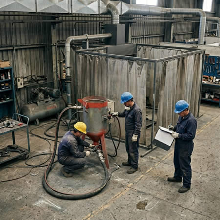 Evaluación ROI de chorro abrasivo considerando protección anticorrosiva, calidad superficial y menor mantenimiento en Bogotá, Colombia. Montajes, Ingeniería y Construcción. MIC SAS.