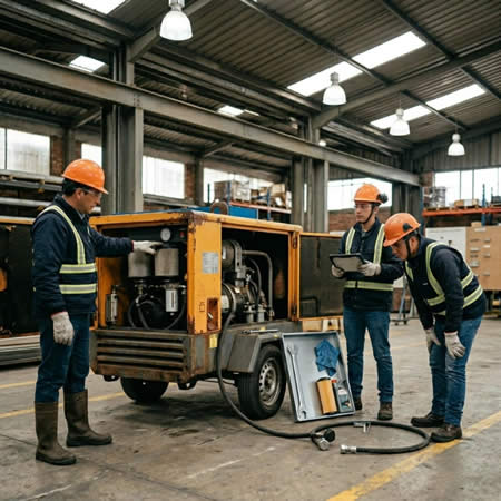 Capacitación inicial en chorro de arena para aprender equipos, abrasivos, seguridad y preparación de superficies en Bogotá, Colombia. Montajes, Ingeniería y Construcción. MIC SAS.