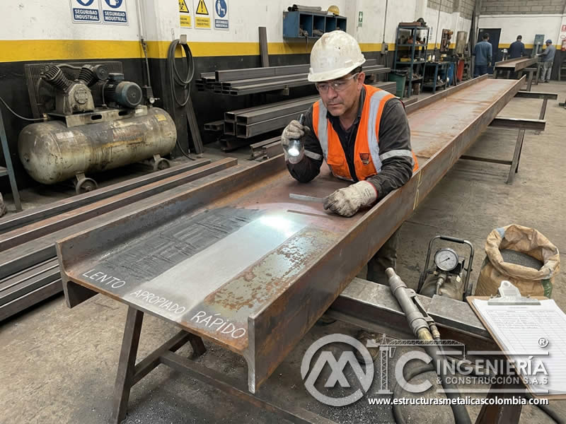 Velocidad de avance en sandblasting y acabado de superficie en Bogotá, Colombia. Montajes, Ingeniería y Construcción. MIC SAS.