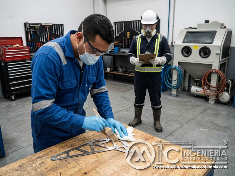 Limpieza previa controlada de superficie delicada antes de limpieza abrasiva en Bogotá, Colombia. Montajes, Ingeniería y Construcción. MIC SAS. Limpieza previa controlada de superficie delicada antes de limpieza abrasiva en Bogotá, Colombia. Montajes, Ingeniería y Construcción. MIC SAS.