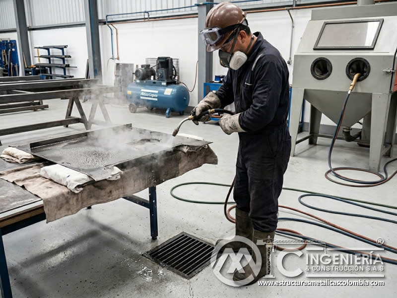 Uso de vapor a presión antes del arenado en superficies delicadas o contaminadas en Bogotá, Colombia. Montajes, Ingeniería y Construcción. MIC SAS. Uso de vapor a presión antes del arenado en superficies delicadas o contaminadas en Bogotá, Colombia. Montajes, Ingeniería y Construcción. MIC SAS.