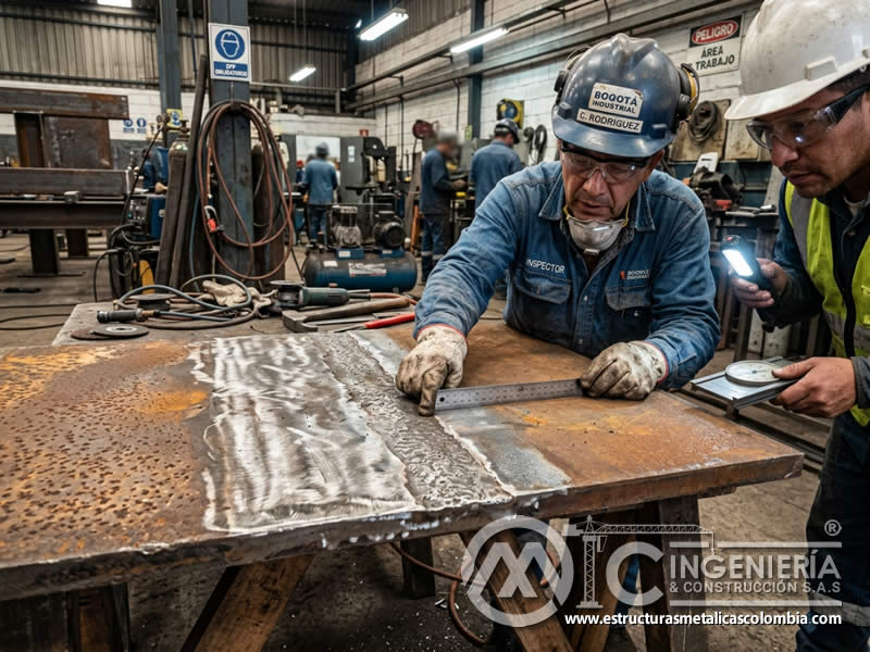 Impacto de reparaciones en el perfil de superficie para sandblasting en Bogotá, Colombia. Montajes, Ingeniería y Construcción. MIC SAS.