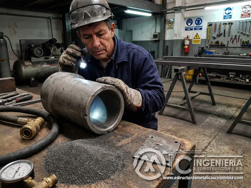 Boquilla de tungsteno para sandblasting con resistencia al desgaste en Bogotá, Colombia. Montajes, Ingeniería y Construcción. MIC SAS.
