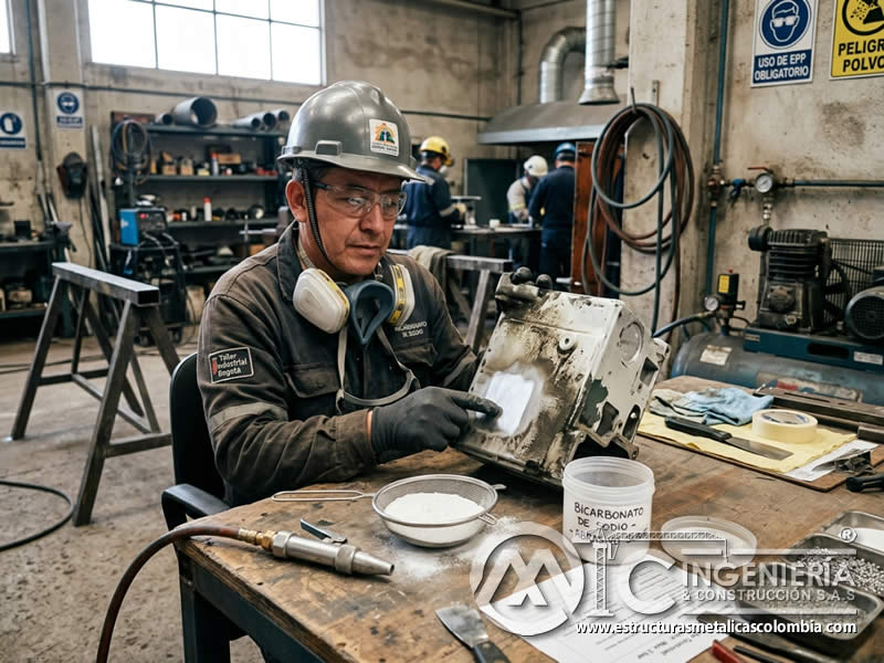 Bicarbonato de sodio para limpieza abrasiva de superficies sensibles en Bogotá, Colombia. Montajes, Ingeniería y Construcción. MIC SAS. Bicarbonato de sodio para limpieza abrasiva de superficies sensibles en Bogotá, Colombia. Montajes, Ingeniería y Construcción. MIC SAS.
