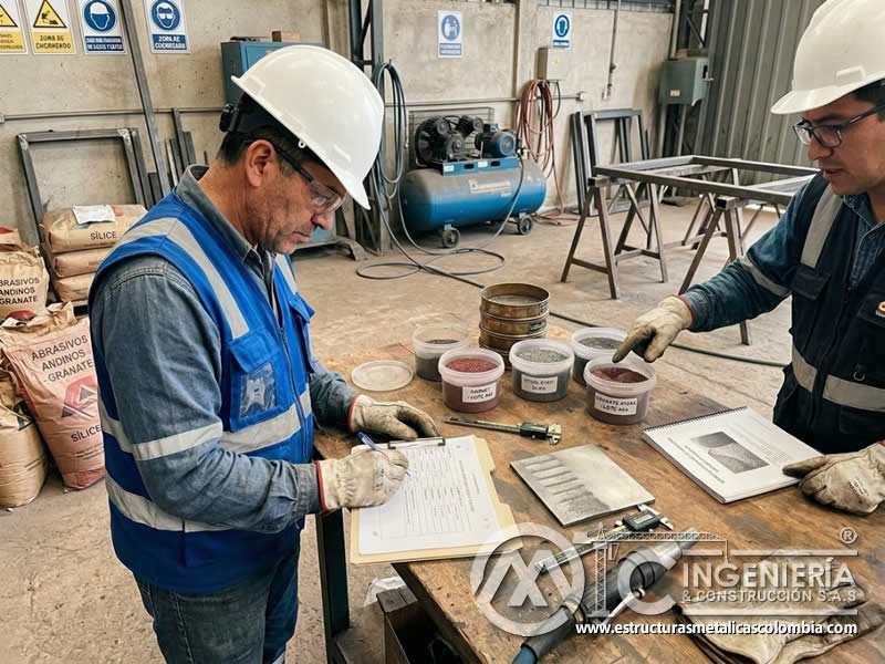 Documentación del abrasivo y ficha técnica para arenado en Bogotá, Colombia. Montajes, Ingeniería y Construcción. MIC SAS. Documentación del abrasivo y ficha técnica para arenado en Bogotá, Colombia. Montajes, Ingeniería y Construcción. MIC SAS.