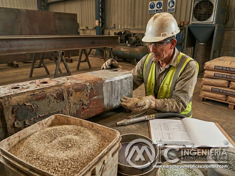 Óxido de aluminio para sandblasting en superficies duras en Bogotá, Colombia. Montajes, Ingeniería y Construcción. MIC SAS. Óxido de aluminio para sandblasting en superficies duras en Bogotá, Colombia. Montajes, Ingeniería y Construcción. MIC SAS.