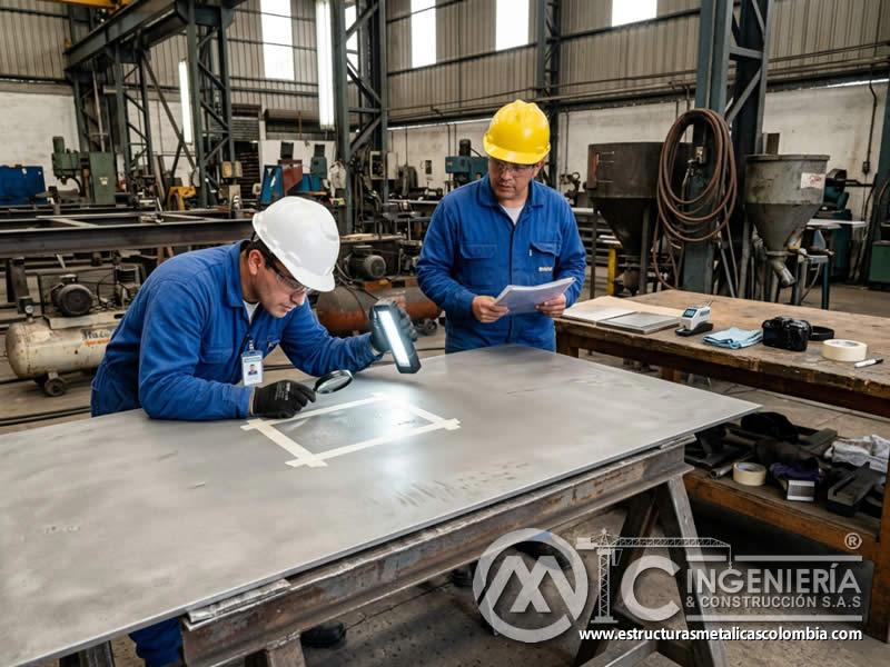 Defectos de sandblasting y criterio de aceptación en Bogotá, Colombia. Montajes, Ingeniería y Construcción. MIC SAS.