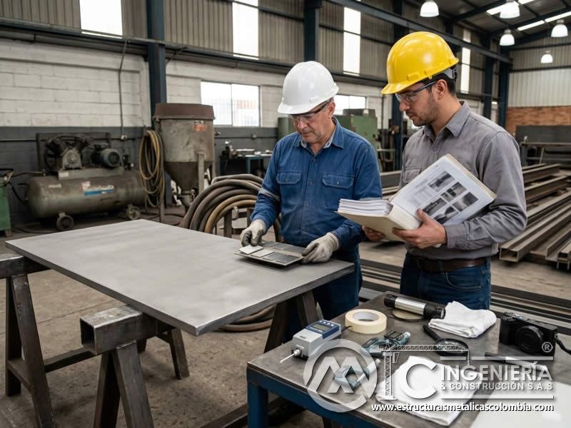 Norma ISO para limpieza y perfil de sandblasting en Bogotá, Colombia. Montajes, Ingeniería y Construcción. MIC SAS.