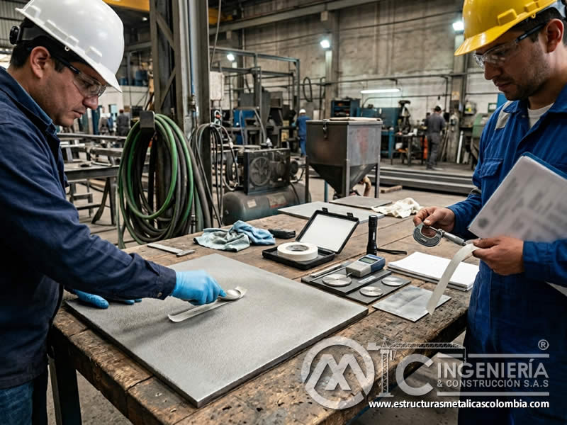 Réplica de cinta para perfil de sandblasting en Bogotá, Colombia. Montajes, Ingeniería y Construcción. MIC SAS.
