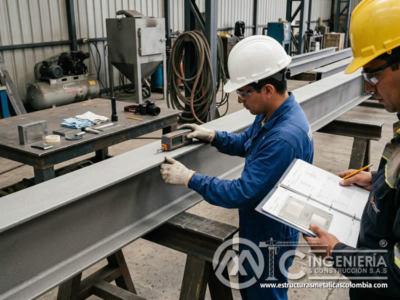 Rugosímetro para especificaciones de sandblasting en Bogotá, Colombia. Montajes, Ingeniería y Construcción. MIC SAS.