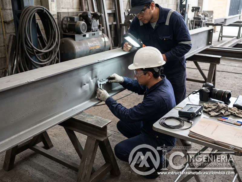 Evaluación de daños estructurales tras sandblasting en Bogotá, Colombia. Montajes, Ingeniería y Construcción. MIC SAS.