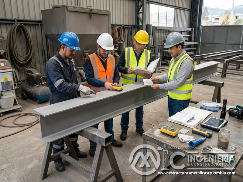 Mejora continua y aprobación de sandblasting en Bogotá, Colombia. Montajes, Ingeniería y Construcción. MIC SAS.