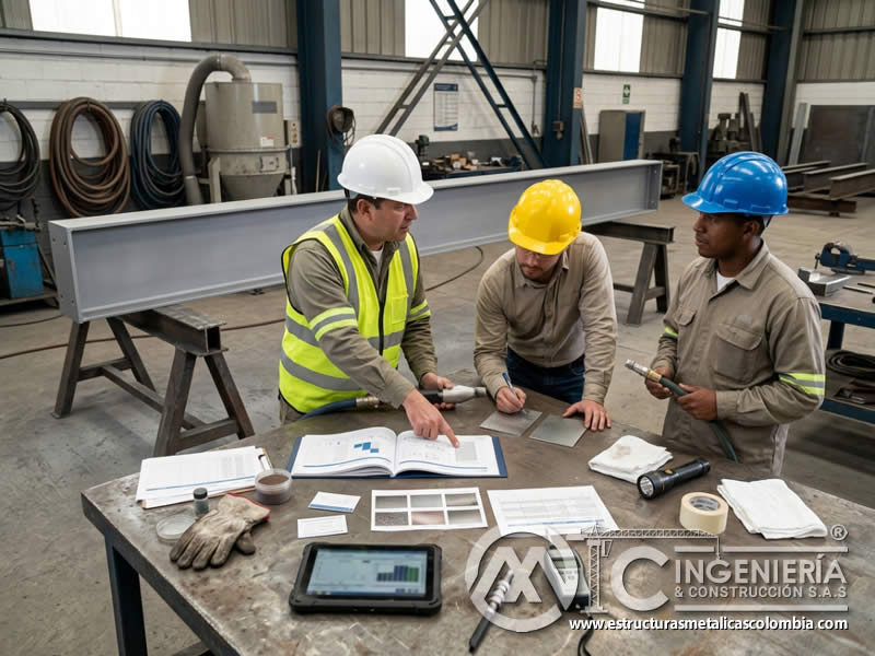 Plan de ajustes de sandblasting para implementación en Bogotá, Colombia. Montajes, Ingeniería y Construcción. MIC SAS.