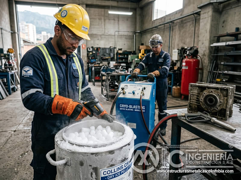 Control de temperatura del hielo seco en chorro abrasivo en Bogotá, Colombia. Montajes, Ingeniería y Construcción. MIC SAS. Control de temperatura del hielo seco en chorro abrasivo en Bogotá, Colombia. Montajes, Ingeniería y Construcción. MIC SAS.