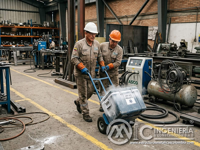Transporte de hielo seco para dry ice blasting en Bogotá, Colombia. Montajes, Ingeniería y Construcción. MIC SAS. Transporte de hielo seco para dry ice blasting en Bogotá, Colombia. Montajes, Ingeniería y Construcción. MIC SAS.