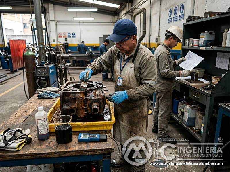 Métodos químicos para limpieza de superficies industriales en Bogotá, Colombia. Montajes, Ingeniería y Construcción. MIC SAS. Métodos químicos para limpieza de superficies industriales en Bogotá, Colombia. Montajes, Ingeniería y Construcción. MIC SAS.