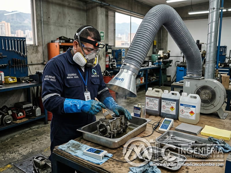 Ventilación en limpieza química de superficies en Bogotá, Colombia. Montajes, Ingeniería y Construcción. MIC SAS. Ventilación en limpieza química de superficies en Bogotá, Colombia. Montajes, Ingeniería y Construcción. MIC SAS.