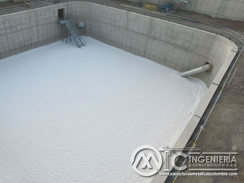 Depósito subterráneo de almacenamiento de arena de sílice. Bogotá, Colombia. Montajes, Ingeniería y Construcción. MIC SAS.