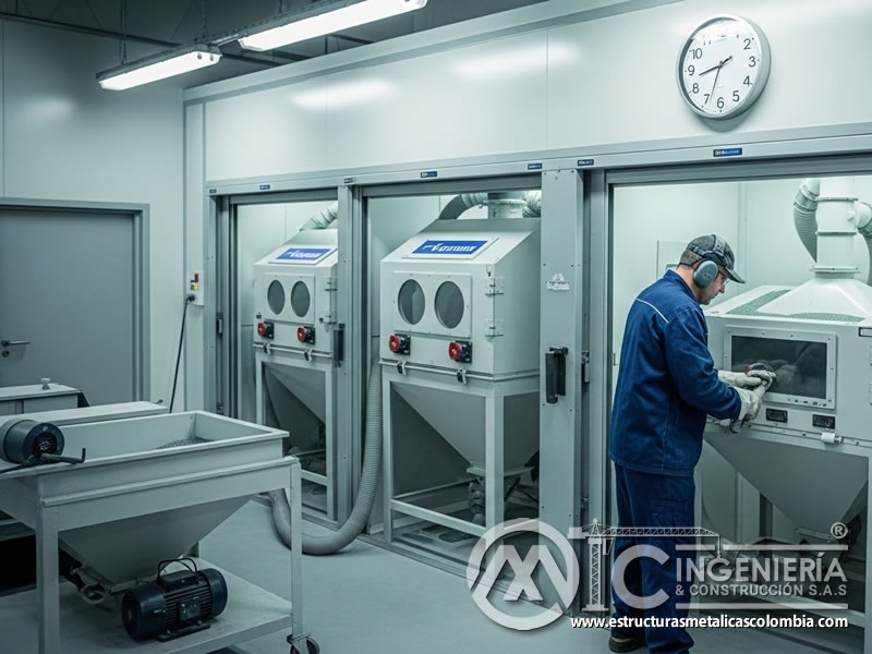 Productividad continuada mediante ciclos ininterrumpidos de vidrio triturado. Bogotá, Colombia. Montajes, Ingeniería y Construcción. MIC SAS.